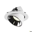 SLV NUMINOS GIMBLE XL 1006082 fehér-króm billenthető süllyesztett LED spot lámpa