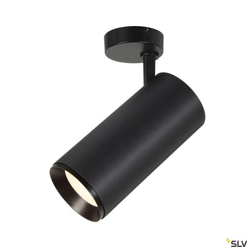 SLV NUMINOS SPOT XL PHASE 1006095 fekete dimmelhető mennyezeti LED spot lámpa