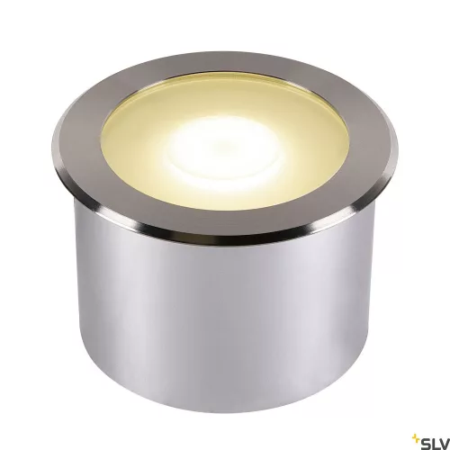 SLV DASAR FLAT 120 EL 1006107 rozsdamentes acél talajba süllyeszthető LED reflektor