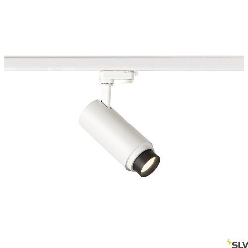 SLV NUMINOS ZOOM M PHASE 1006113 fehér állítható sugárzási szögű LED spot lámpa 3 fázisú sínhez