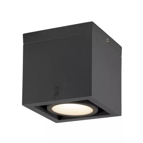 ESKINA FRAME CL antracit szögletes kültéri mennyezeti LED lámpa