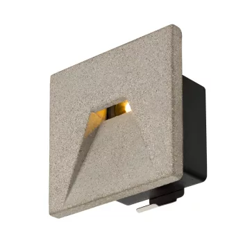   CONCRETO EL szürke 3.2W 45lm 3000K beton kültéri falba süllyeszthető útvonalvilágító LED lámpa