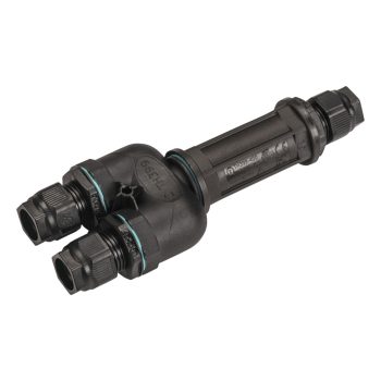   Y-CONNECTION BOX fekete IP68 DALI Y-elágazású kültéri csatlakozó