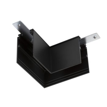   48V SYSTEM fekete balos mechanikai sarok csatlakozó 48V-os alacsony feszültségű magasított vagy süllyesztett sínhez