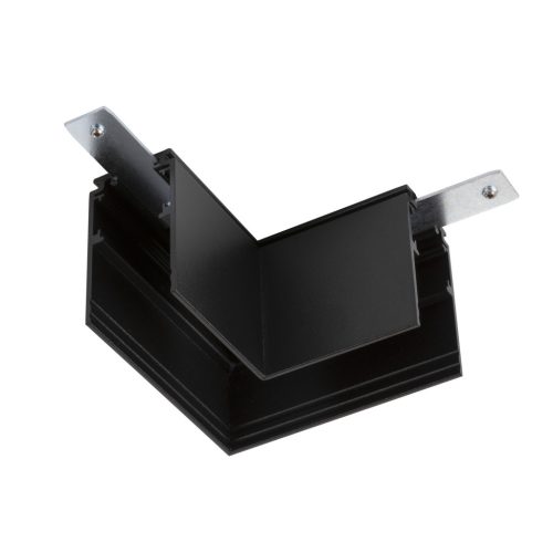 48V SYSTEM fekete balos mechanikai sarok csatlakozó 48V-os alacsony feszültségű magasított vagy süllyesztett sínhez