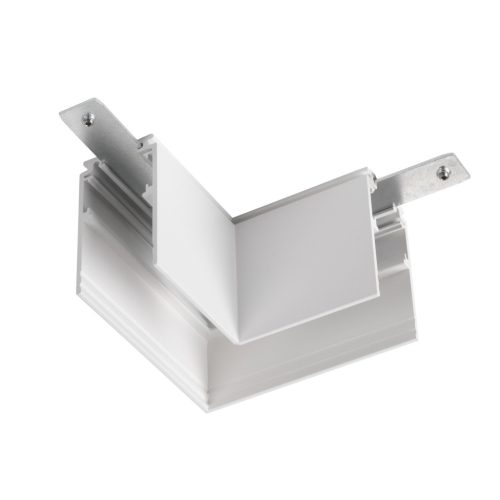 48V SYSTEM fehér balos mechanikai sarok csatlakozó 48V-os alacsony feszültségű magasított vagy süllyesztett sínhez