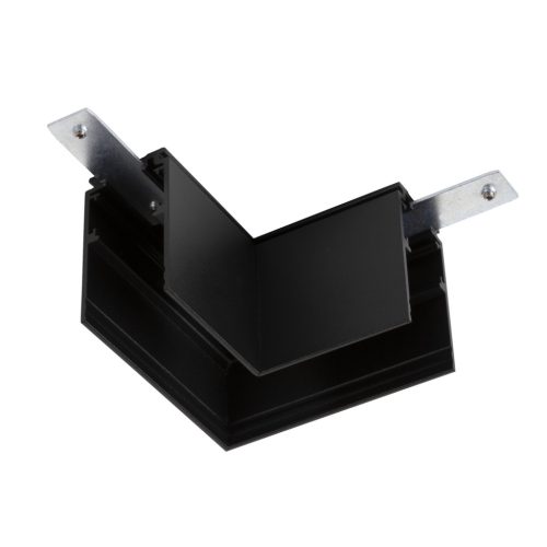 48V SYSTEM fekete jobbos mechanikai sarok csatlakozó 48V-os alacsony feszültségű magasított vagy süllyesztett sínhez