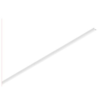   48V SYSTEM COVER fehér 20mm széles 2m -es sín takaró profil 48V-os alacsony feszültségű felületre szerelt sínhez