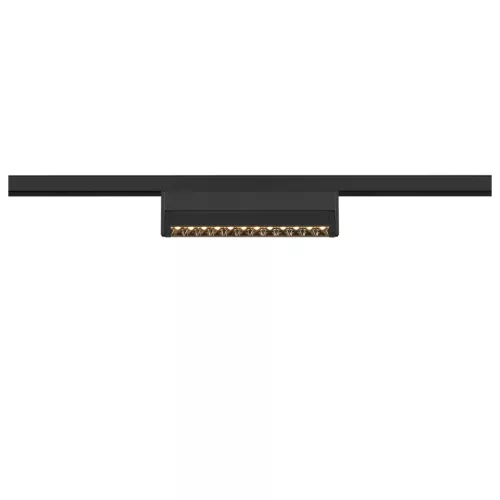 48V SYSTEM IN-LINE 24 fekete 7.3W 580lm 2700K CRI90 35° darklight billenthető led reflektor 48V-os alacsony feszültségű sínhez