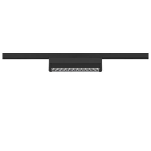 48V SYSTEM IN-LINE 24 fekete 7.3W 650lm 4000K CRI90 35° darklight billenthető led reflektor 48V-os alacsony feszültségű sínhez