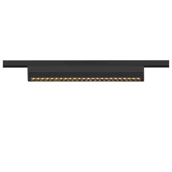   48V SYSTEM IN-LINE 46 fekete 14W 1180lm 2700K CRI90 35° darklight billenthető led reflektor 48V-os alacsony feszültségű sínhez