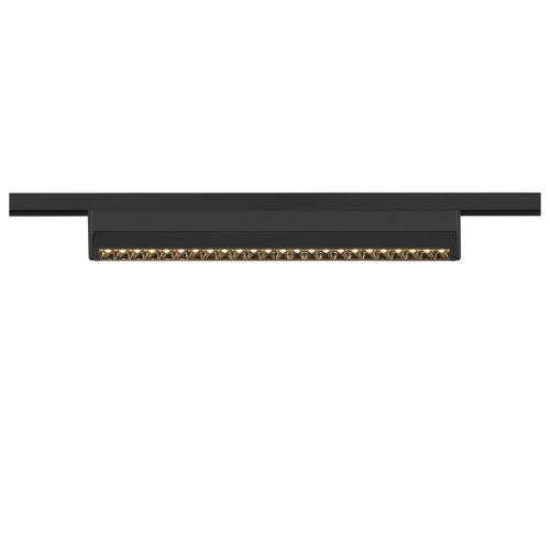 48V SYSTEM IN-LINE 46 fekete 14W 1180lm 2700K CRI90 35° darklight billenthető led reflektor 48V-os alacsony feszültségű sínhez