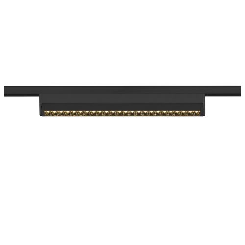 48V SYSTEM IN-LINE 46 fekete 14W 1230lm 3000K CRI90 35° darklight billenthető led reflektor 48V-os alacsony feszültségű sínhez