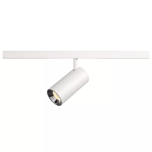 NUMINOS® S 48V fehér-króm 16W 1050lm 3000K CRI90 20° állítható LED spot lámpa 48V-os alacsony feszültségű sínhez