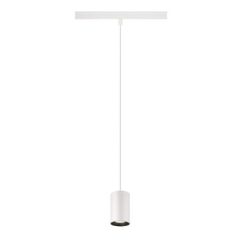   NUMINOS® XS 48V fehér-fekete 4000K 40° 1.5m -es függesztett LED spot lámpa 48V-os alacsony feszültségű sínhez