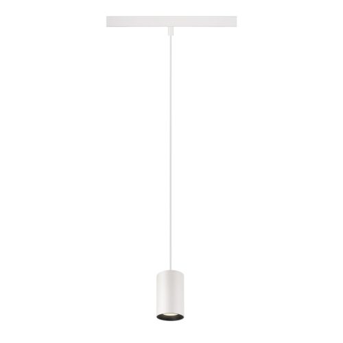 NUMINOS® XS 48V fehér-fekete 4000K 40° 1.5m -es függesztett LED spot lámpa 48V-os alacsony feszültségű sínhez