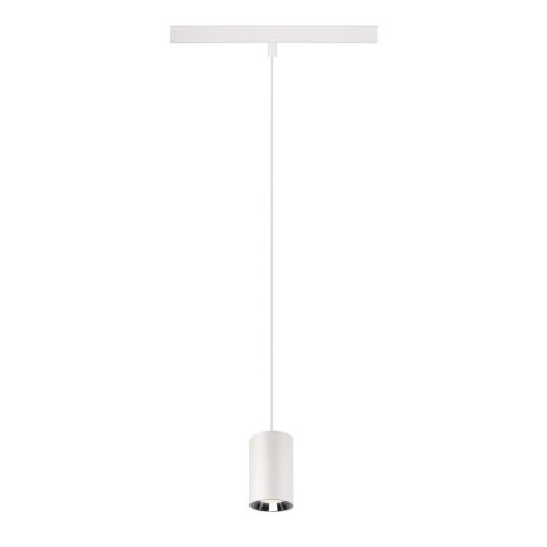 NUMINOS® XS 48V fehér-króm 4000K 55° 1.5m -es függesztett LED spot lámpa 48V-os alacsony feszültségű sínhez