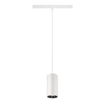   NUMINOS® S 48V fehér-króm 16W 1000lm 2700K CRI90 40° függesztett LED spot lámpa 48V-os alacsony feszültségű sínhez