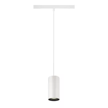   NUMINOS® S 48V fehér-fekete 4000K 20° 1.5m -es függesztett LED spot lámpa 48V-os alacsony feszültségű sínhez