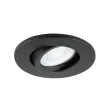 UNIVERSAL DOWNLIGHT fekete kerek lámpa burkolat