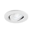 UNIVERSAL DOWNLIGHT fehér kerek lámpa burkolat