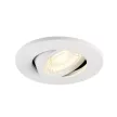 UNIVERSAL DOWNLIGHT fehér kerek lámpa burkolat