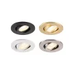 UNIVERSAL DOWNLIGHT arany színű kerek mennyezeti süllyesztett spot lámpakeret