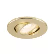 UNIVERSAL DOWNLIGHT arany színű kerek mennyezeti süllyesztett spot lámpakeret