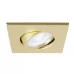 UNIVERSAL DOWNLIGHT arany színű szögletes mennyezeti süllyesztett spot lámpakeret