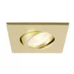 UNIVERSAL DOWNLIGHT arany színű szögletes mennyezeti süllyesztett spot lámpakeret