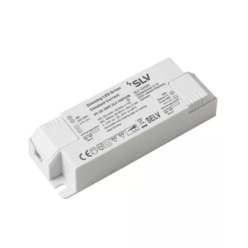 LED DRIVER fehér 20W 350mA dimmelhető led tápegység