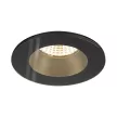NEW TRIA 68 fekete d8 cm kerek mély vízálló mennyezeti süllyesztett spot lámpakeret