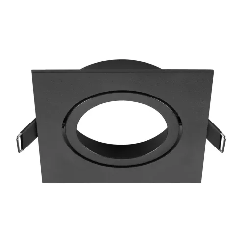NEW TRIA 95 fekete szögletes mennyezeti süllyesztett spot lámpakeret