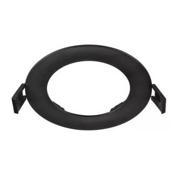   DOWNLIGHT V 100 fekete lapos mennyezeti süllyesztett lámpakeret