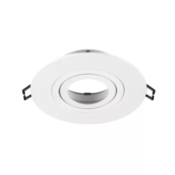   NEW TRIA fehér d11 cm kerek mennyezeti süllyesztett spot lámpakeret