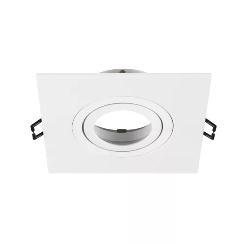 NEW TRIA fehér 11 x 11 cm szögletes mennyezeti süllyesztett spot lámpakeret