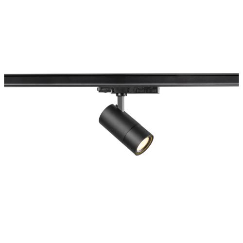 SLVTECH TRACKSPOT fekete dimmelhető állítható sugárzási szögű LED spot lámpa 3 fázisú sínhez
