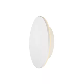 D-RING M fehér kerek kültéri dimmelhető fali LED lámpa