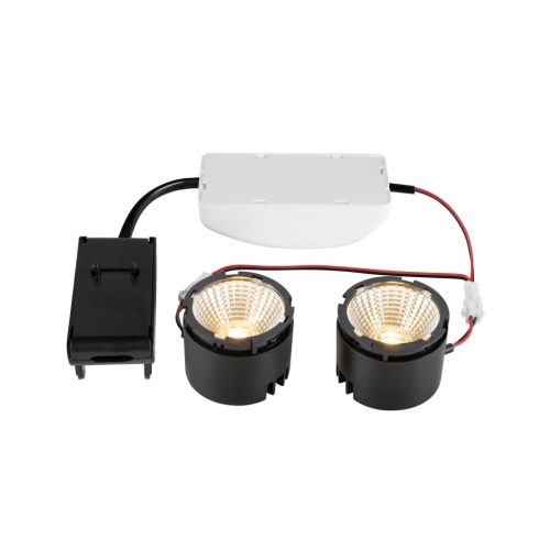 NEW TRIA 155 DOUBLE LED fekete dupla spot lámpa LED modul