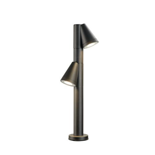 T-TUBE 70 POLE fekete GU10 IP65 duplafejű kültéri állólámpa