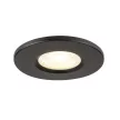 UNIVERSAL DOWNLIGHT fekete kerek lámpa burkolat