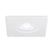 UNIVERSAL DOWNLIGHT fehér szögletes lámpa burkolat