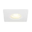 UNIVERSAL DOWNLIGHT fehér szögletes lámpa burkolat