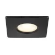 UNIVERSAL DOWNLIGHT fekete szögletes lámpa burkolat