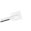 1PH SYSTEM fehér 10 x 10 cm mennyezet takaró 1 fázisú sínhez