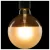 LED GLOBE 125 HALF MOON matt üveg E27 7W 2700K dimmelhető filament LED izzó