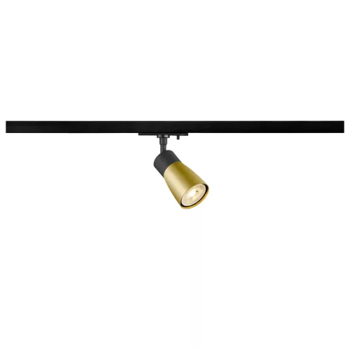 PURI 2.0 DOME fekete-arany GU10 állítható spot lámpatest 1 fázisú sínhez