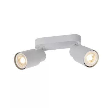   PURI 2.0 TUBE szürke GU10 2-es állítható fali és mennyezeti lámpa