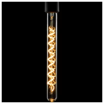   LED SOFT TUBE T300 átlátszó E27 9W 1900K dimmelhető filament LED izzó