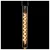 LED SOFT TUBE T300 átlátszó E27 9W 1900K dimmelhető filament LED izzó
